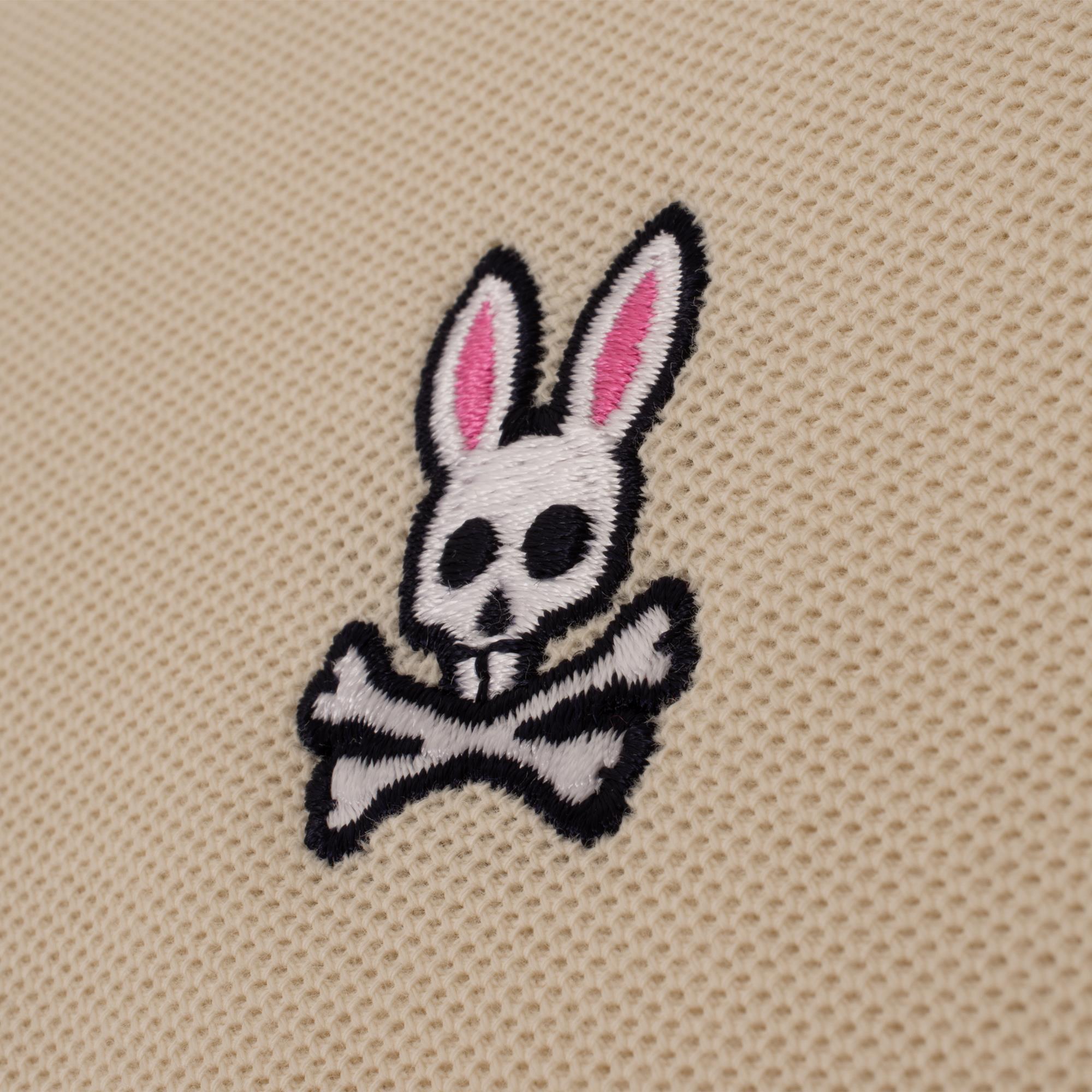 Psycho Bunny Classic Pique Polo Shirt White Cap Grey